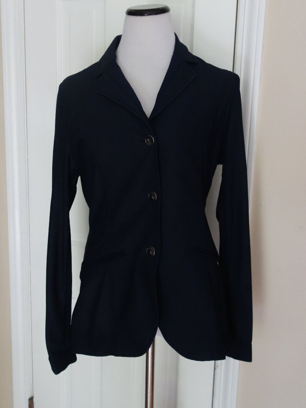 ALESSANDRO ALBANESE Mesh Show Navy Coat – Wmns L (U.S. 10/12) - Picture 12 of 14
